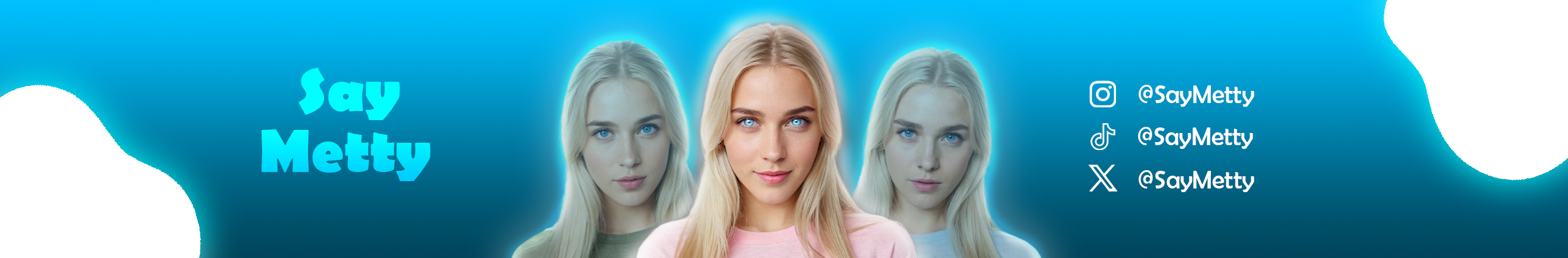 Banner do canal da SayMetty